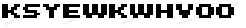 KSYEWKWHVO0 11 00字体转换